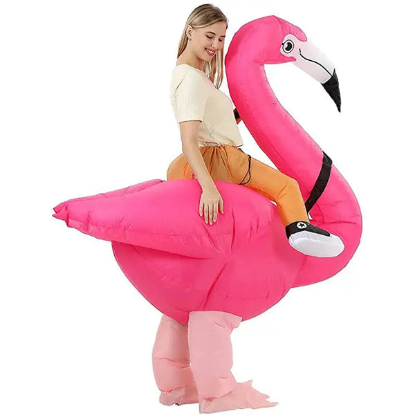 Trendy Inflatable Flamingo Mascot Halloween Costume