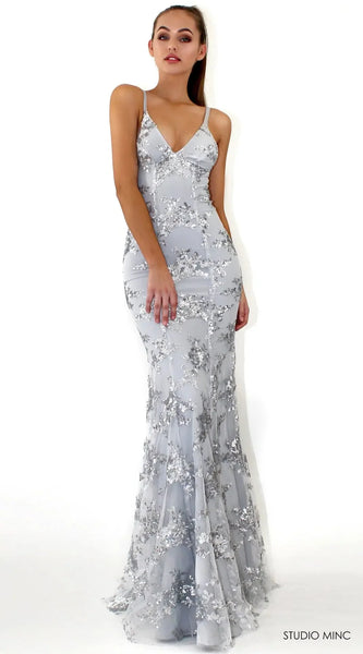 Trendy Sequins Sleeveless Patchwork Party Dresss