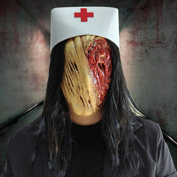 Trendy Zombie Nurse Monster Halloween Face Mask