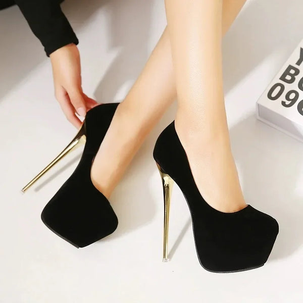 Trendy High Platform Thin Heels - TrendsetterbyTracy Boutique