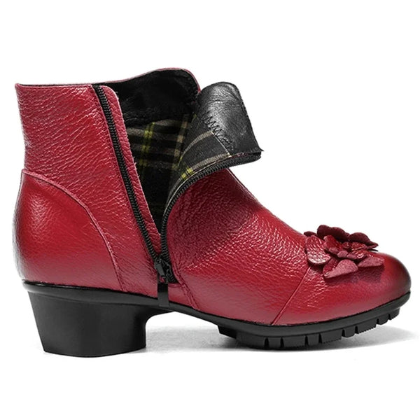 Trendy Genuine Leather Non Slip Mary Jane Inspired Shoes