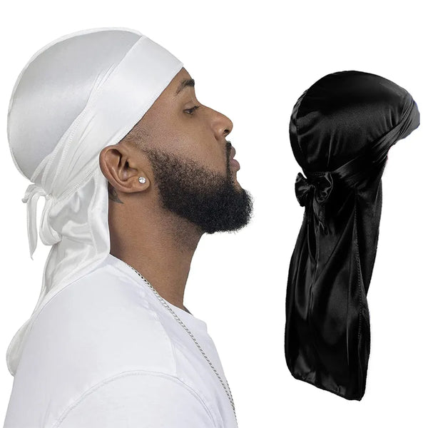 Trendy Silky Durags With Extra Long Tail - TrendsetterbyTracy Boutique