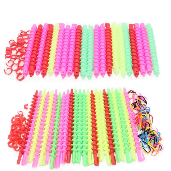 Trendy 21/22 pcs Plastic Spiral Magic Hair Curler Tool - TrendsetterbyTracy Boutique