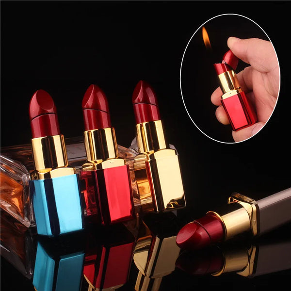 Trendy Stoner Mini Lipstick Butane Inflatable Lighter