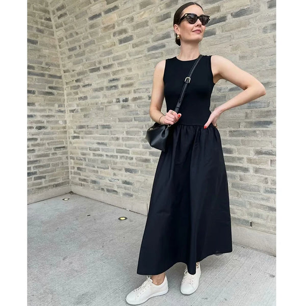 Trendy Casual Long Chic Tank Maxi Dress