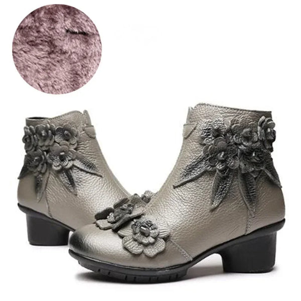Trendy Genuine Leather Non Slip Mary Jane Inspired Shoes
