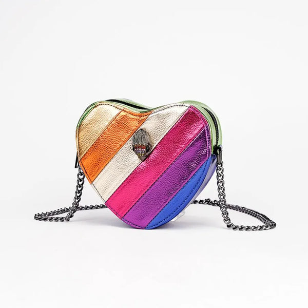 Trendy Heart Rainbow Crossbody Handbag - TrendsetterbyTracy Boutique