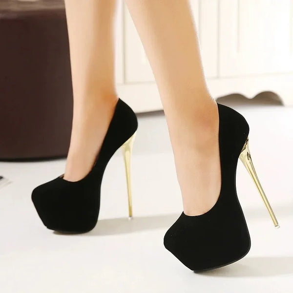 Trendy High Platform Thin Heels - TrendsetterbyTracy Boutique