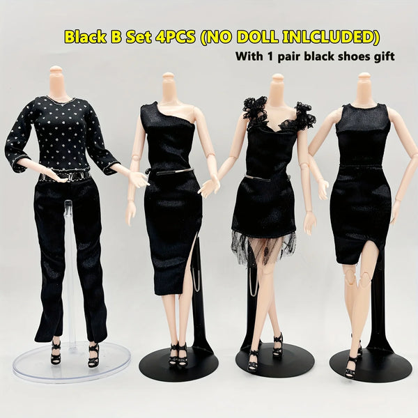 Trendy Black Outfits For Dolls Including Sheso