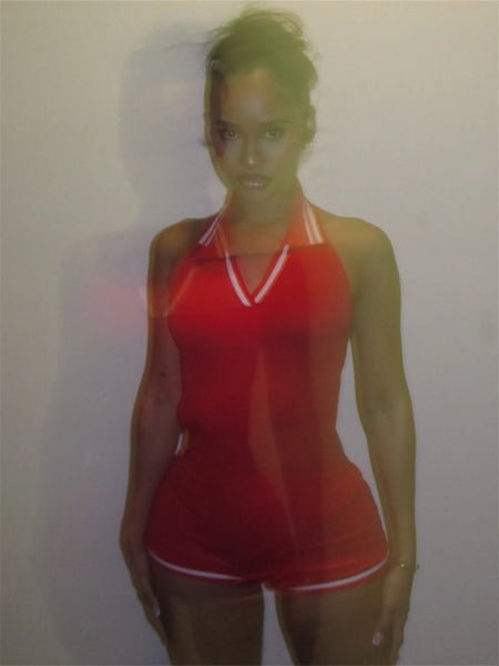 Trendy Hipster Backless Halter Jumpsuit