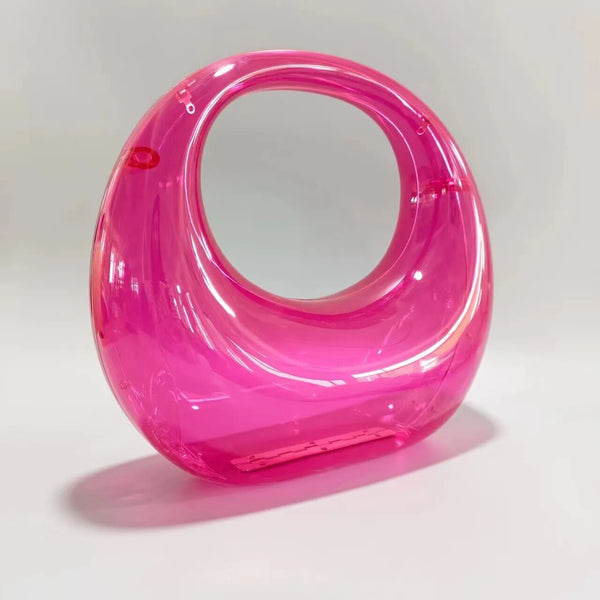 Trendy Acrylic Clutch Clear Handdbags - TrendsetterbyTracy Boutique