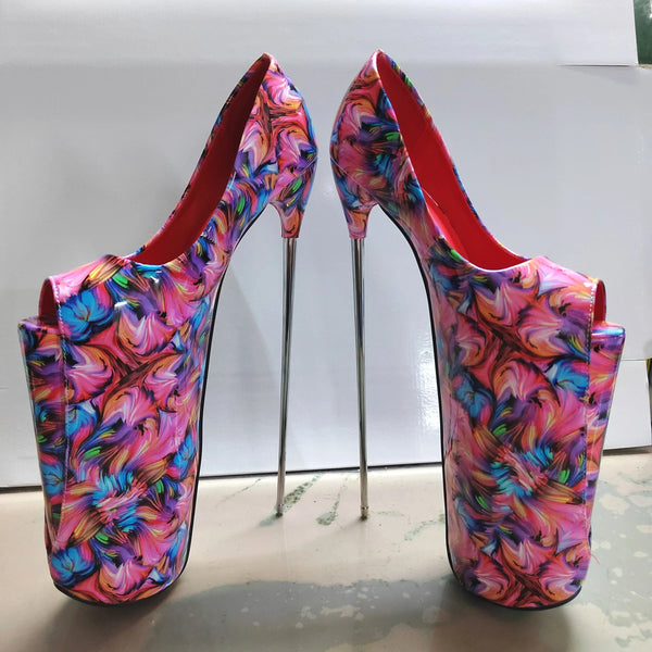 Trendy High Heel Round Pumps Stiletto