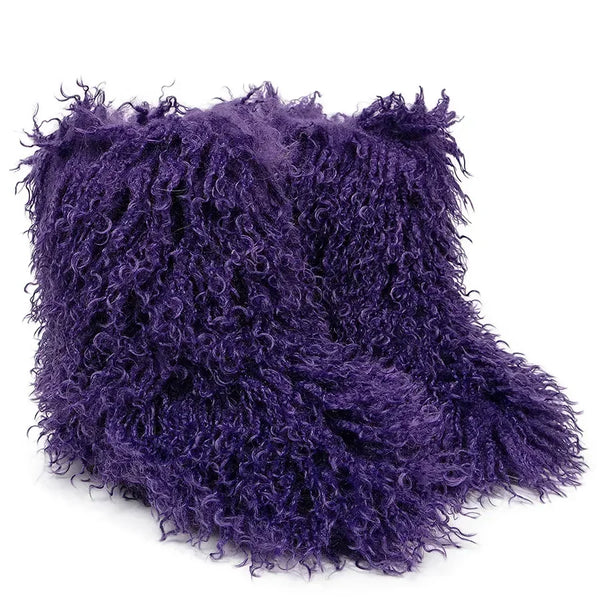 Trendy Teddy Bear Faux Wool Boots
