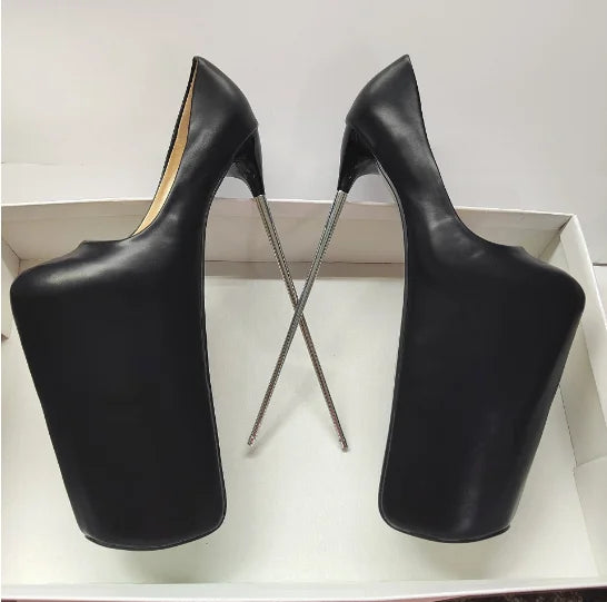 Trendy High Heel Round Pumps Stiletto