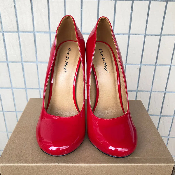 Trendy Stilettoes Round Toe High Heel Shoes