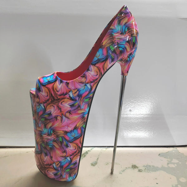 Trendy High Heel Round Pumps Stiletto