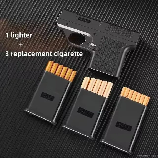 Trendy Stoner Banger Lighter Set With Storage Magazine