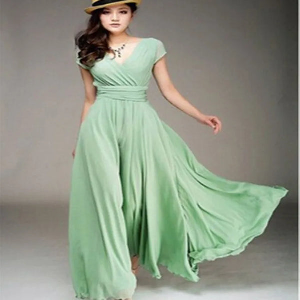 Trendy Chiffon Formal Maxi Dress