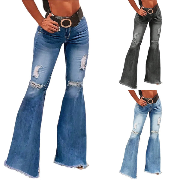 Womens Jeans Retro Solid Color High Waist Stretch Denim Pants Sexy Design Jeans Fashion Streetwear Daily Female Elastic Trousers