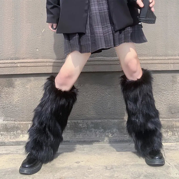Trendy Faux Fur Leg Warmers - TrendsetterbyTracy Boutique