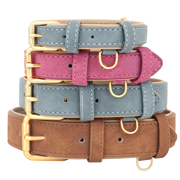 Trendy Adjustable Suede Leather Pet Collar - TrendsetterbyTracy Boutique