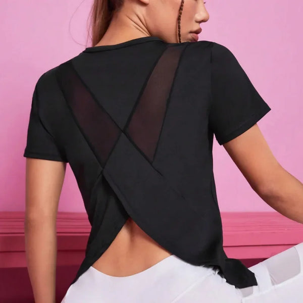Trendy Seamless Yoga Fitness Crop Top
