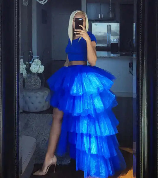Trendy High Waist Layered Tutu Skirt