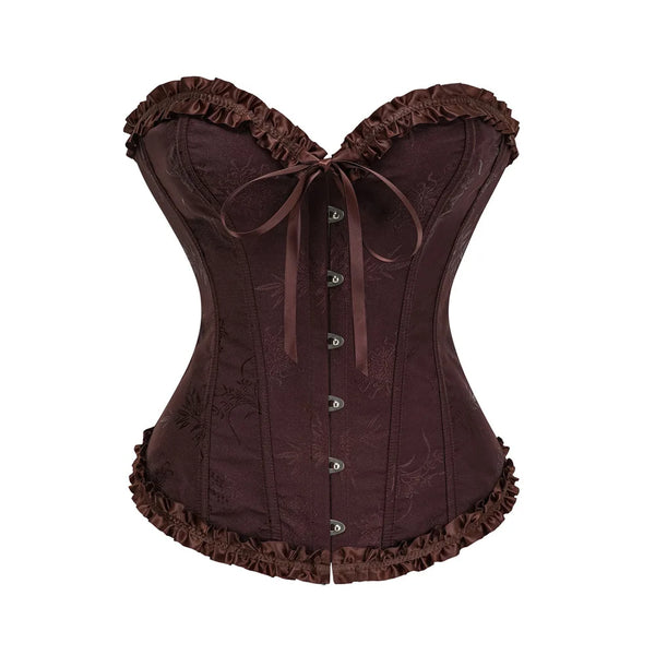 Trendy Ruffled Bustier Corset
