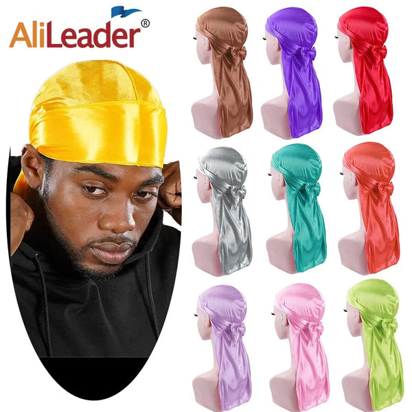 Trendy Silky Durags With Extra Long Tail - TrendsetterbyTracy Boutique