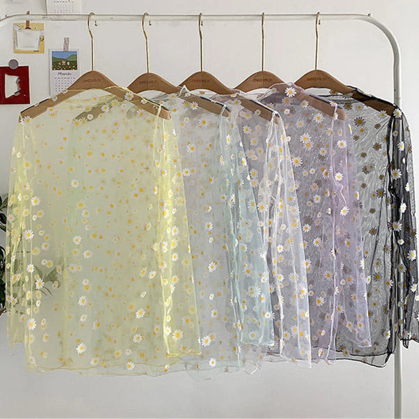 Trendy Sheer Mesh Spaghetti Strap Tank Top