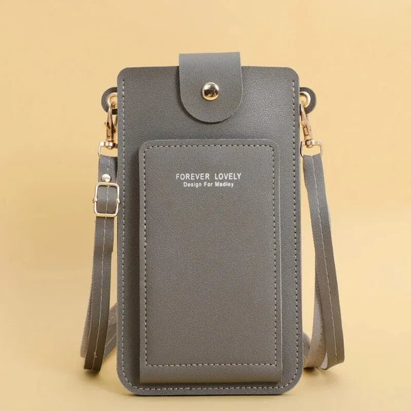 Trendy Crossbody Messenger Soft Leather Purse