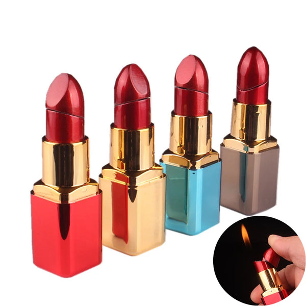Trendy Stoner Mini Lipstick Butane Inflatable Lighter