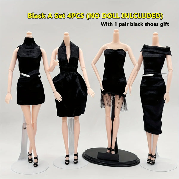 Trendy Black Outfits For Dolls Including Sheso