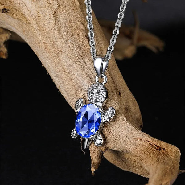 Trendy Free Yourself  3pcs Silver-plated Turtle Shape Diamond