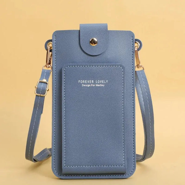 Trendy Crossbody Messenger Soft Leather Purse