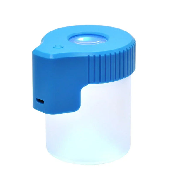 Trendy Stoner LED Illuminated Seal Dry Herb Grass Storage Jar