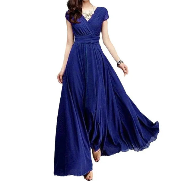 Trendy Chiffon Formal Maxi Dress