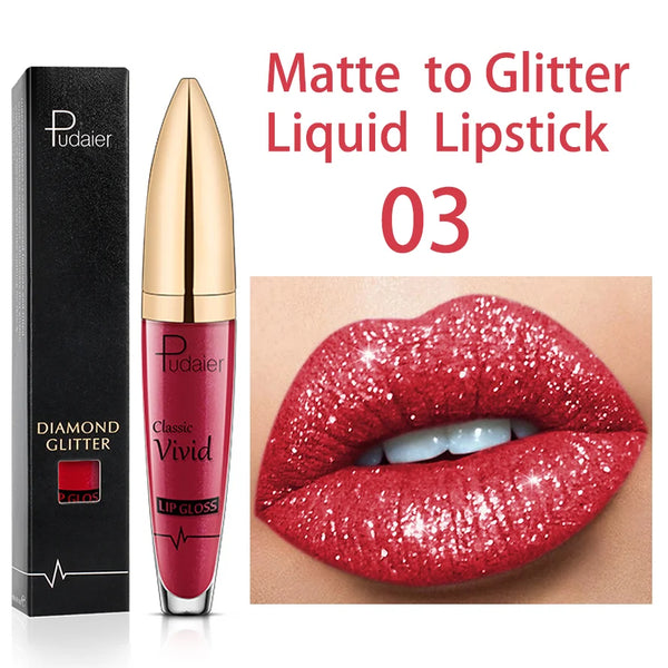 Trendy Waterproof Long Lasting  Matte Metallic Liquid Lipstick - TrendsetterbyTracy Boutique