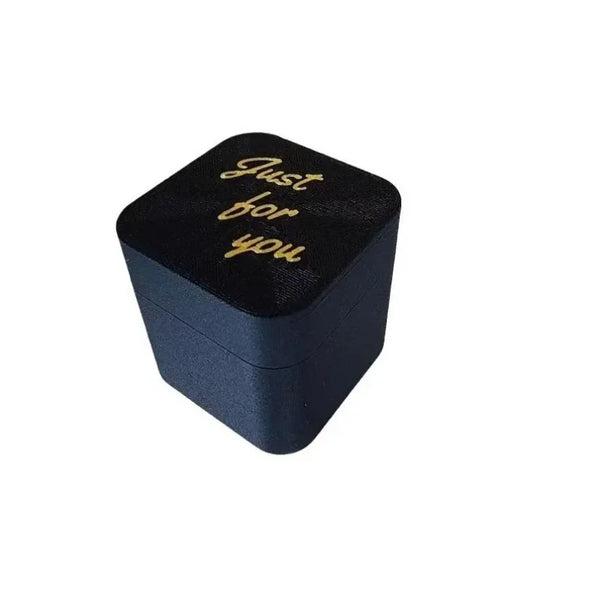 Trendy Pop The Question Middle Finger Jewelry Box