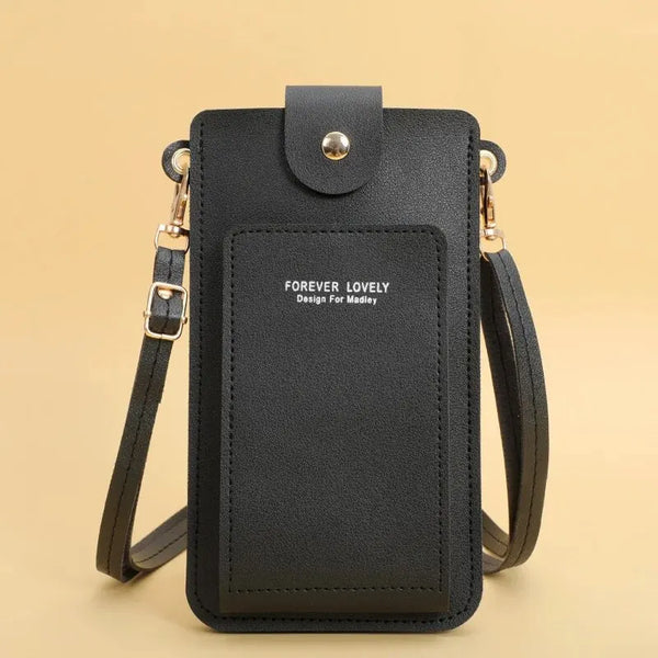 Trendy Crossbody Messenger Soft Leather Purse