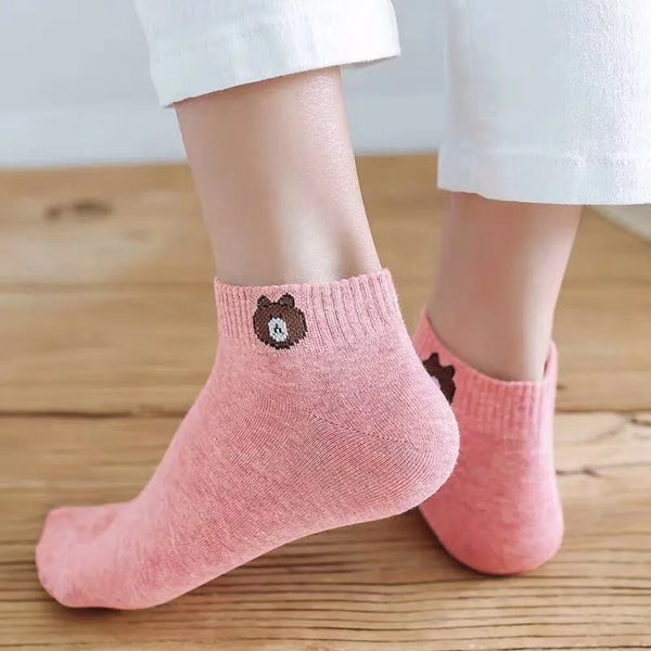 Trendy Comfy Bear Pattern Socks - TrendsetterbyTracy Boutique