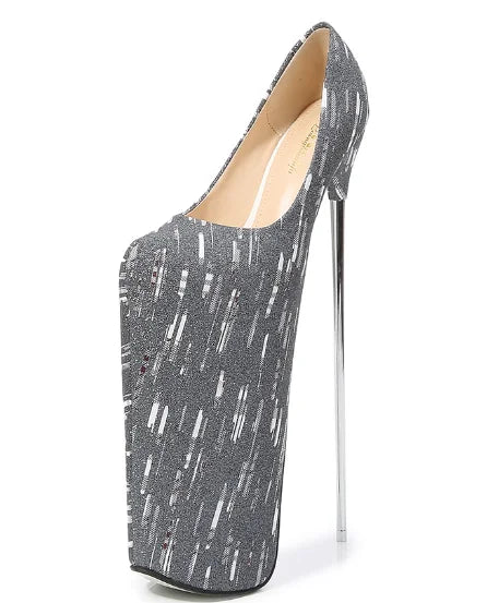 Trendy High Heel Round Pumps Stiletto
