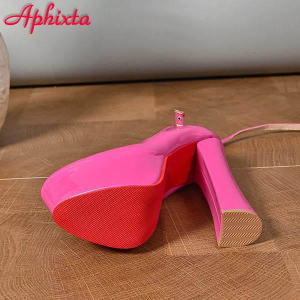 Trendy High Buckle Pump Platform Heels