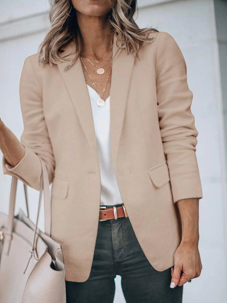 Trendy Casual Long Sleeve Blazer Jacket
