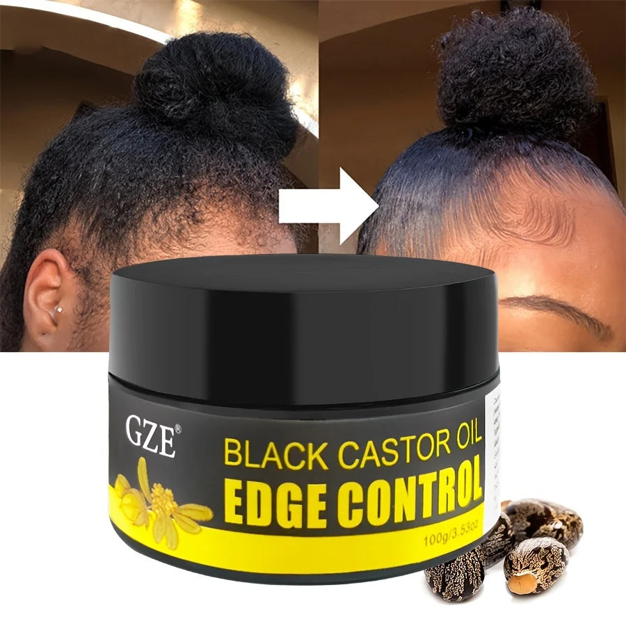 Trendy African Black Castor Extra Hold Braid, Loc, Twist Gel