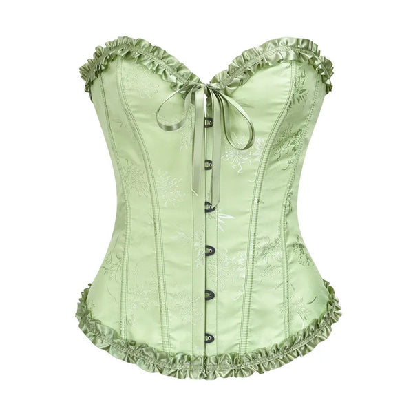 Trendy Ruffled Bustier Corset