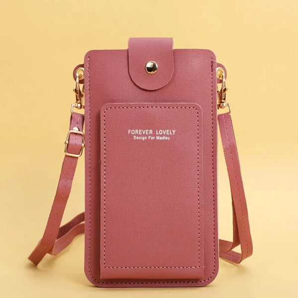 Trendy Crossbody Messenger Soft Leather Purse