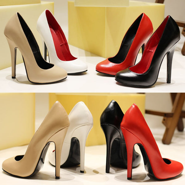Trendy Stiletto Round Toe High Heels - TrendsetterbyTracy Boutique