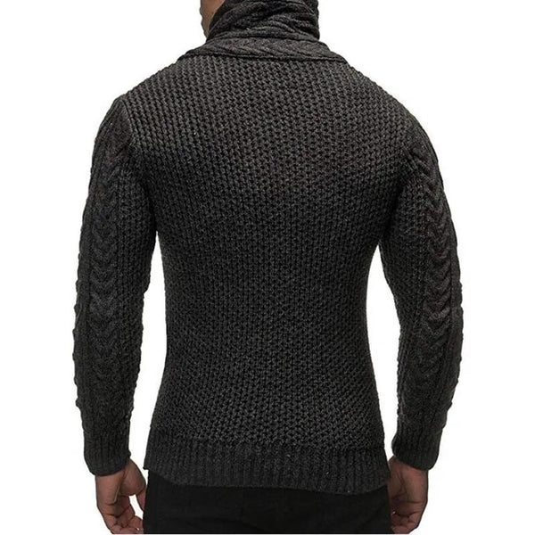 Trendy Mens Knitted Thick Wool Sweater - TrendsetterbyTracy Boutique