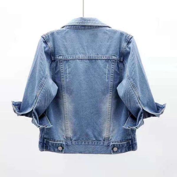 Trendy Denim Colorful Crop Jackets - TrendsetterbyTracy Boutique